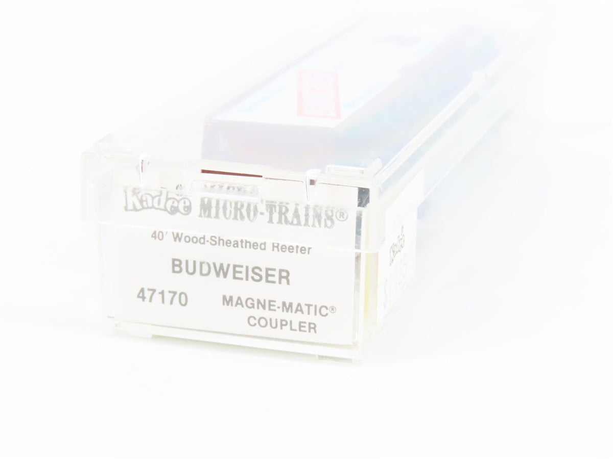 N Scale Kadee Micro-Trains MTL 47170 STLR&amp;CO Budweiser Beer 40&#39; Reefer #3576