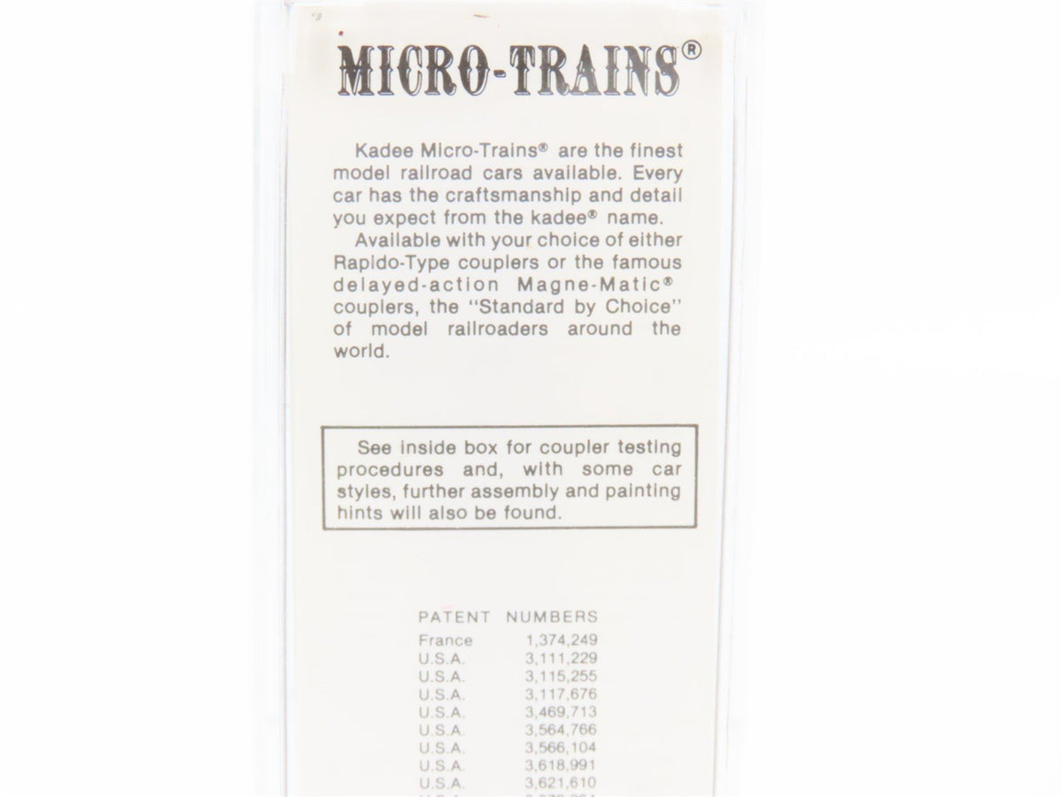 N Scale Kadee Micro-Trains MTL 46300 PGE Pacific Great Eastern 50&#39; Gondola #9401