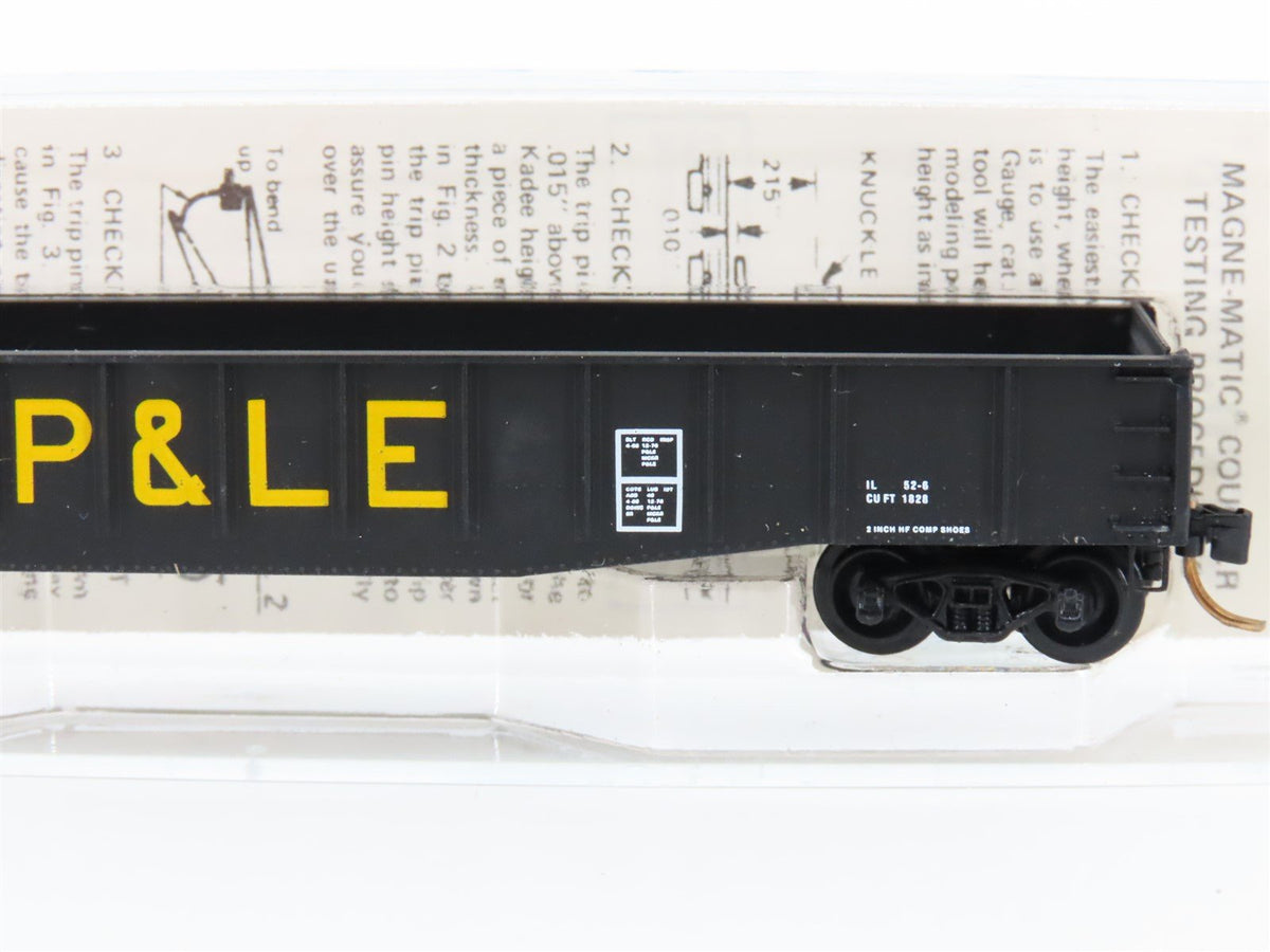 N Kadee Micro-Trains MTL 46200 P&amp;LE Pittsburgh &amp; Lake Erie 50&#39; Gondola #51159