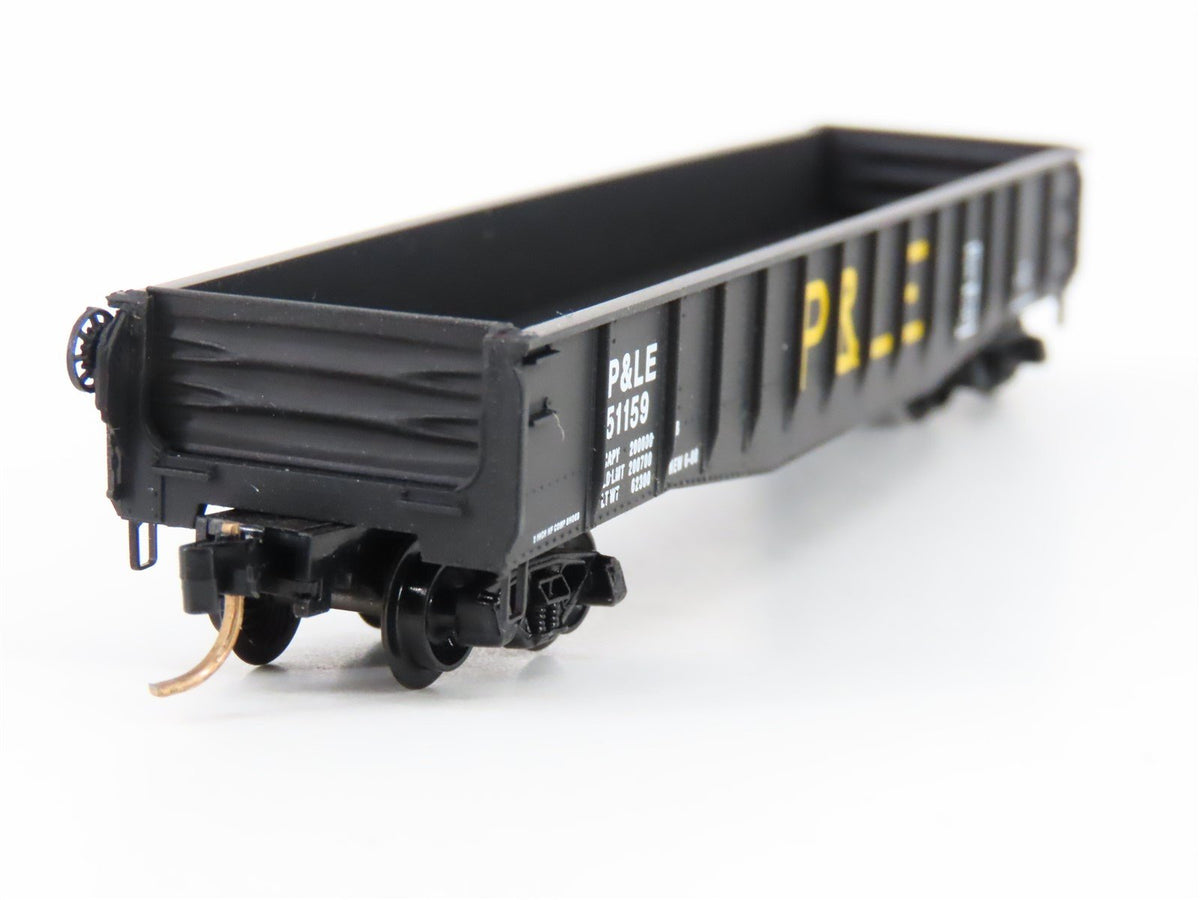 N Kadee Micro-Trains MTL 46200 P&amp;LE Pittsburgh &amp; Lake Erie 50&#39; Gondola #51159