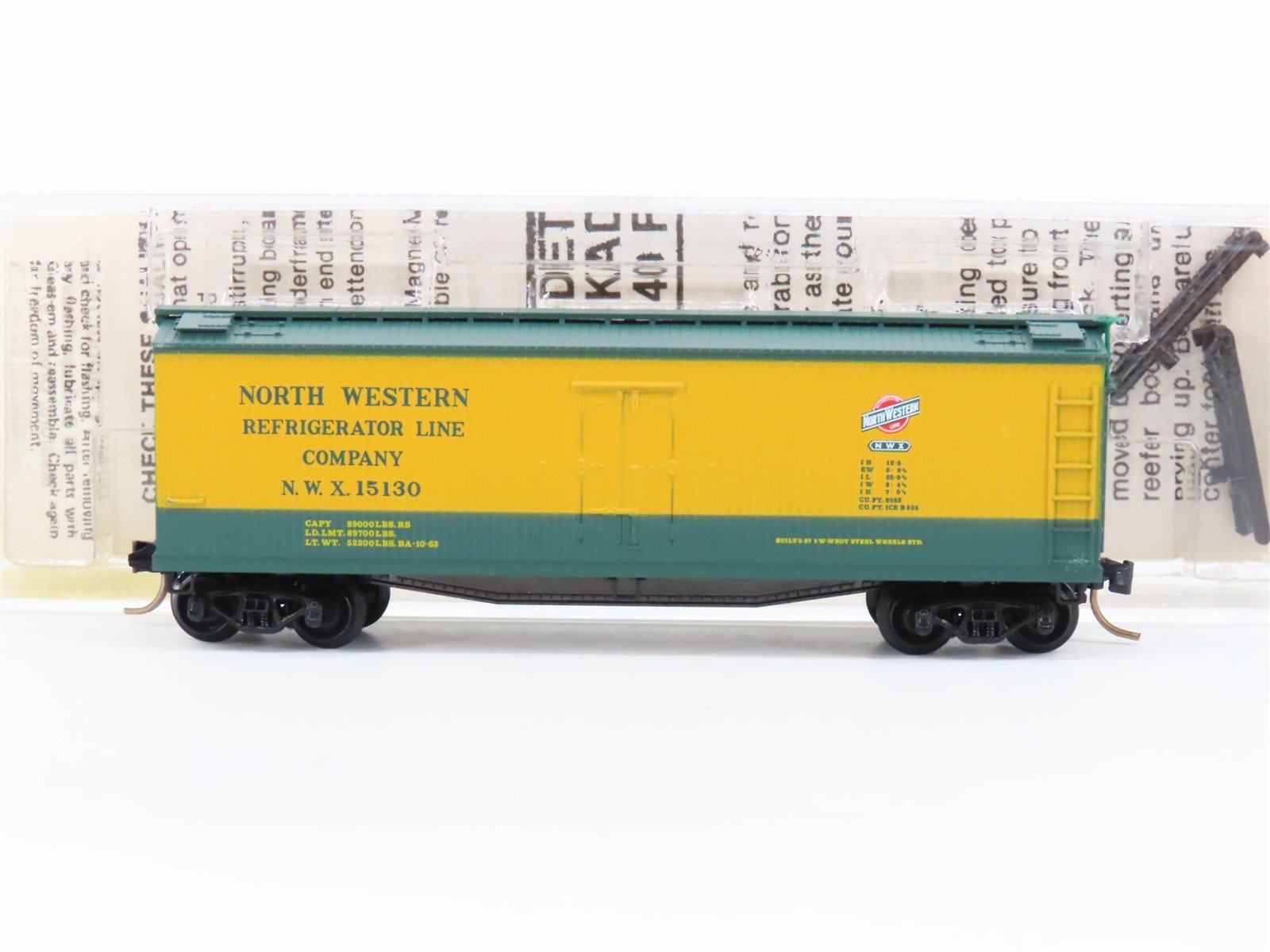 N Scale Kadee Micro-Trains MTL 46270 NWX North Western 40' Wood Reefer #15130