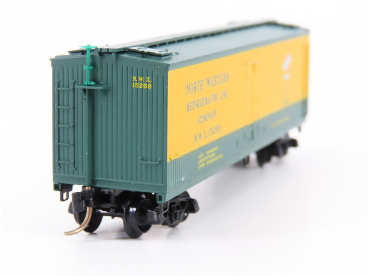N Scale Kadee Micro-Trains MTL 49270 NWX North Western 40&#39; Wood Reefer #15269
