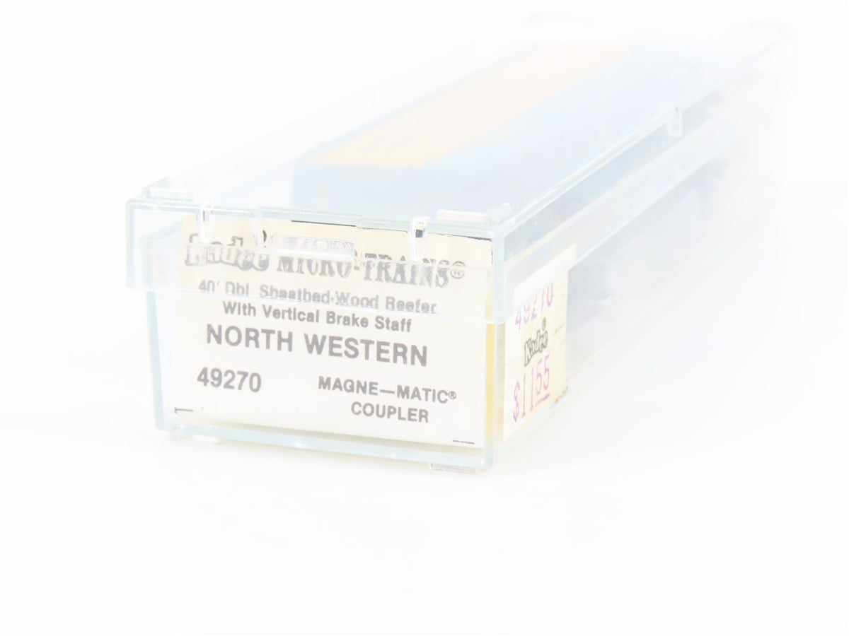 N Scale Kadee Micro-Trains MTL 49270 NWX North Western 40&#39; Wood Reefer #15269