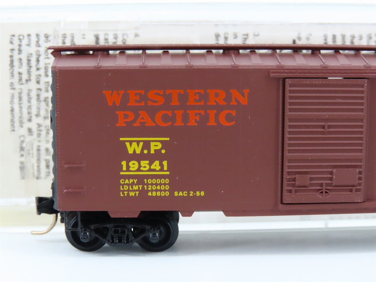 N Kadee Micro-Trains MTL 20800 WP Western Pacific Feather 40&#39; Box Car #19541