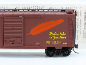 N Kadee Micro-Trains MTL 20800 WP Western Pacific Feather 40' Box Car #19541