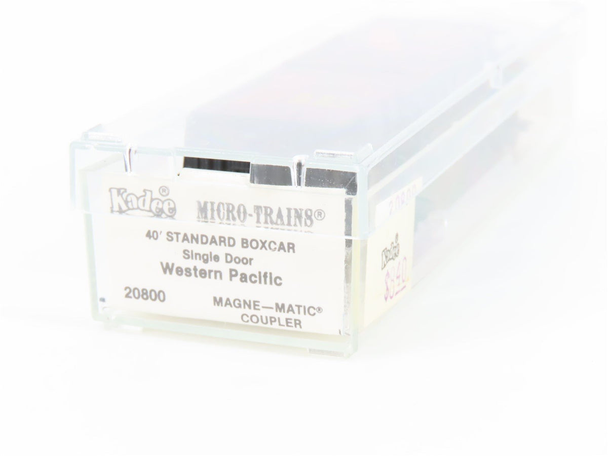 N Kadee Micro-Trains MTL 20800 WP Western Pacific Feather 40&#39; Box Car #19541