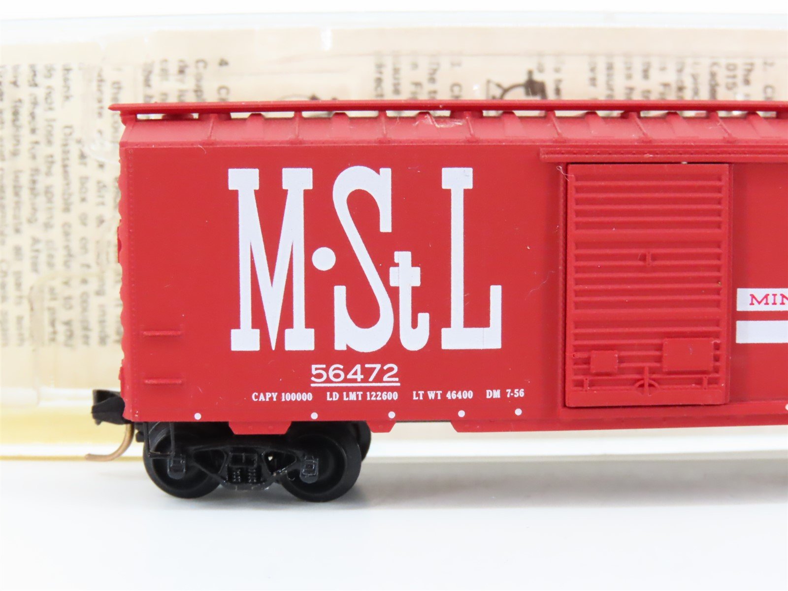 N Scale Kadee Micro-Trains MTL 20860 M.StL The Peoria Gateway 40' Box Car #56472
