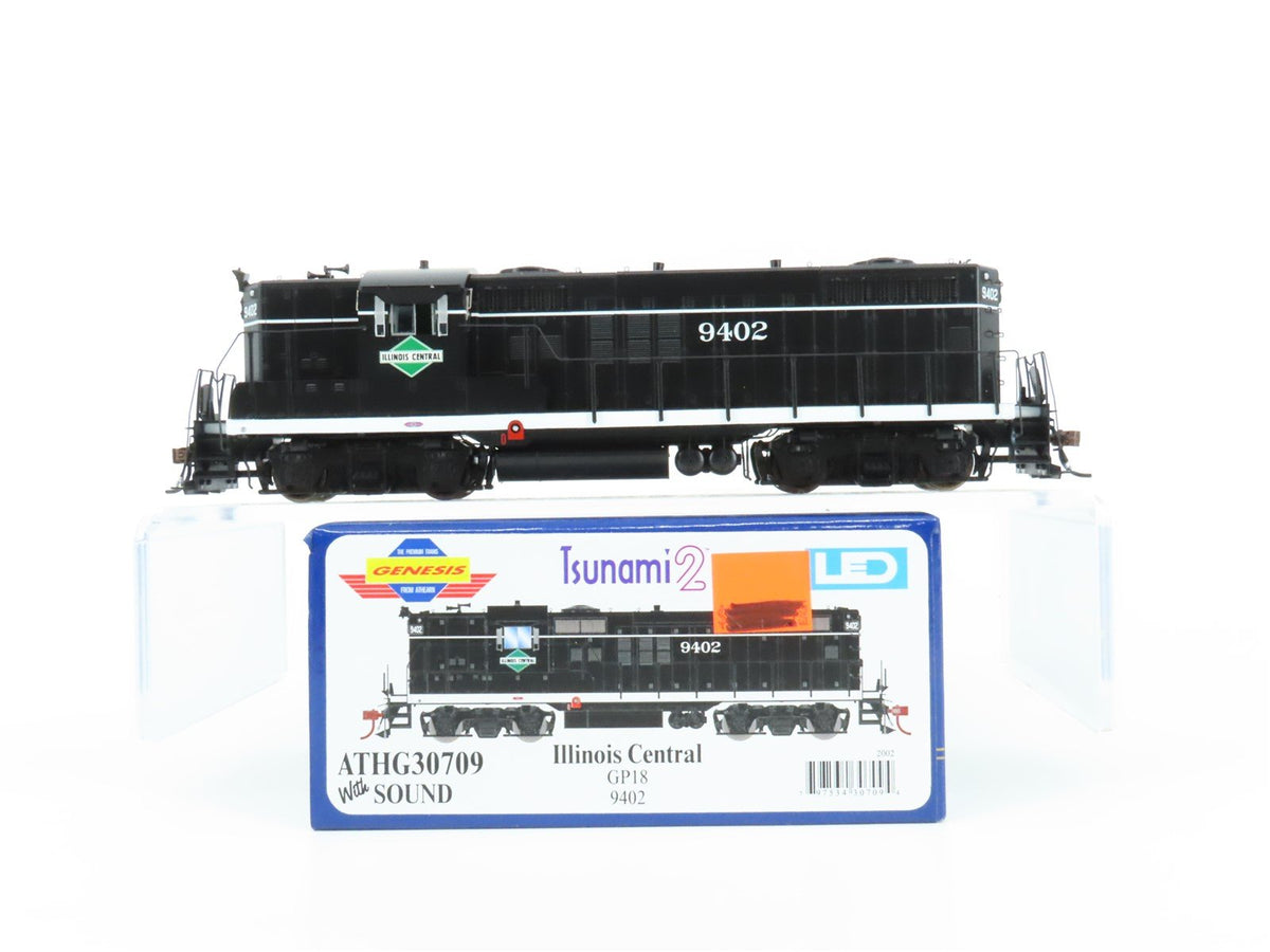 HO Athearn Genesis ATHG30709 IC Illinois Central GP18 Diesel #9402 w/DCC &amp; Sound