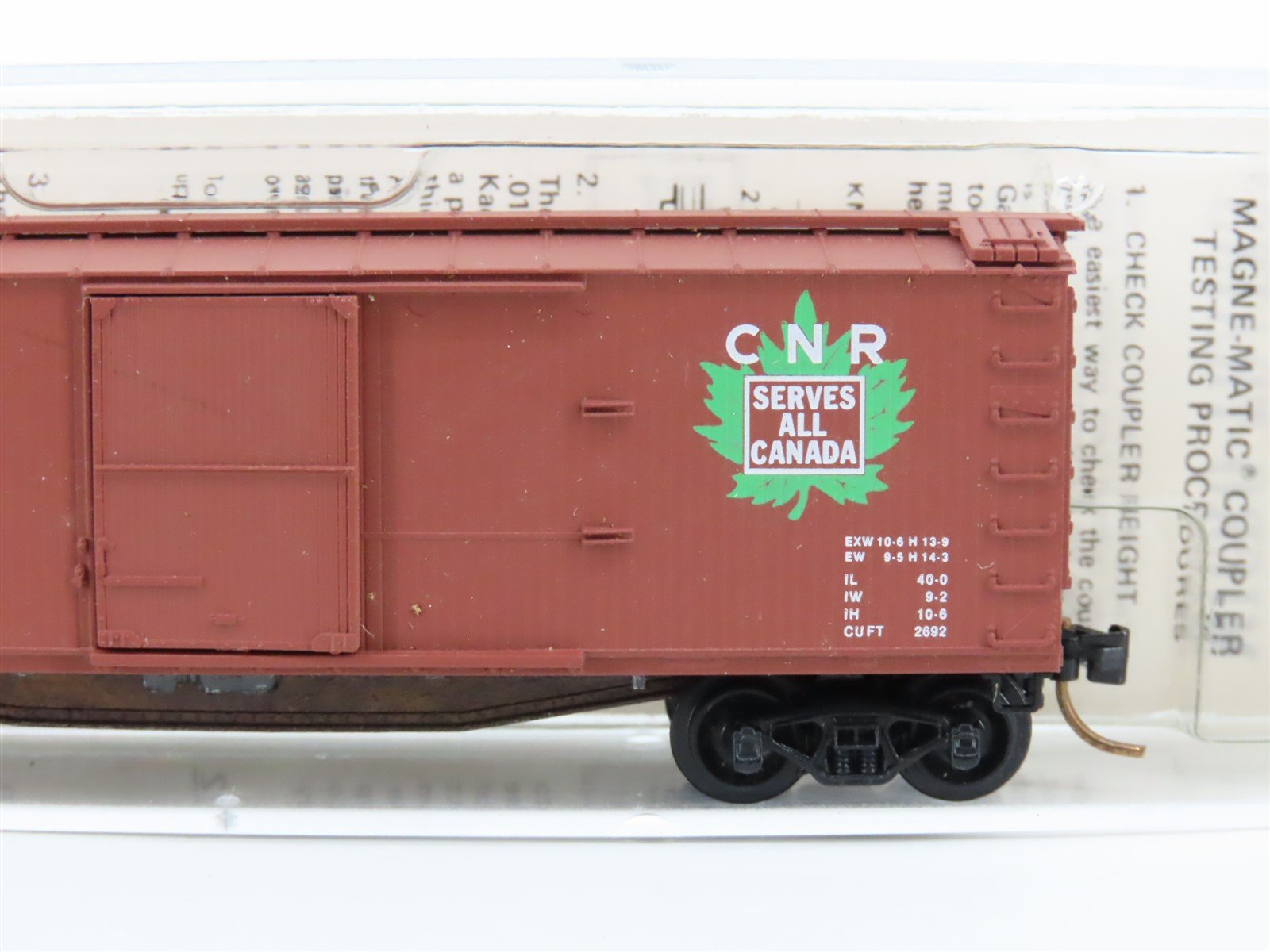 N Scale Kadee Micro-Trains MTL 39040 CN Canadian National 40' Box Car #539264