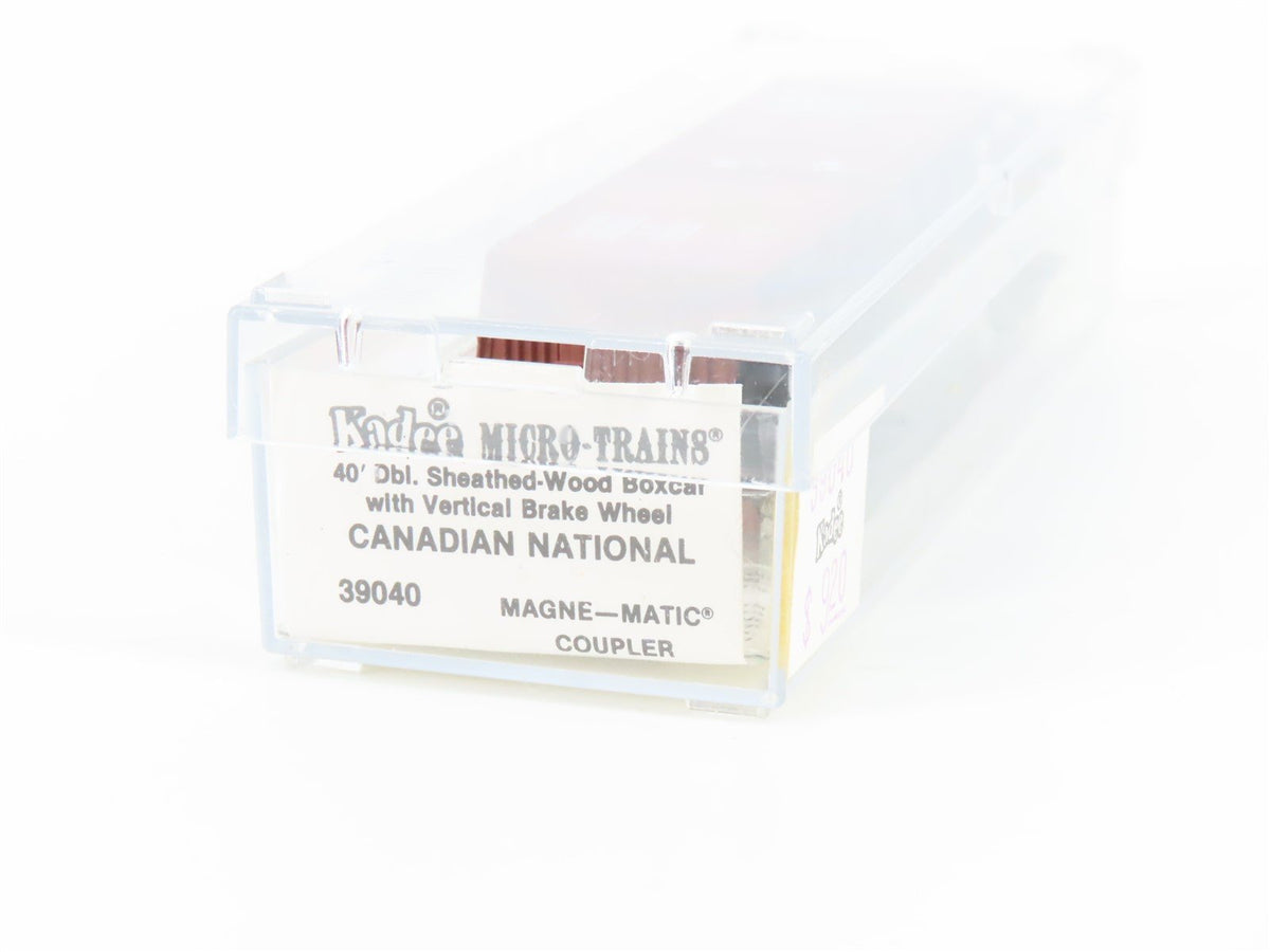 N Scale Kadee Micro-Trains MTL 39040 CN Canadian National 40&#39; Box Car #539264