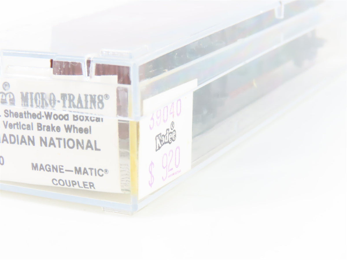 N Scale Kadee Micro-Trains MTL 39040 CN Canadian National 40&#39; Box Car #539264