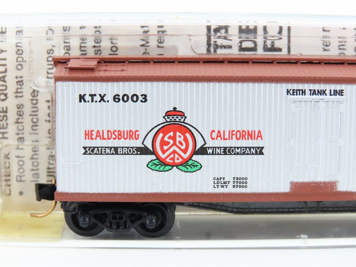 N Scale Kadee Micro-Trains MTL 49070 KTX Scatena Bros Wine 40&#39; Reefer #6003