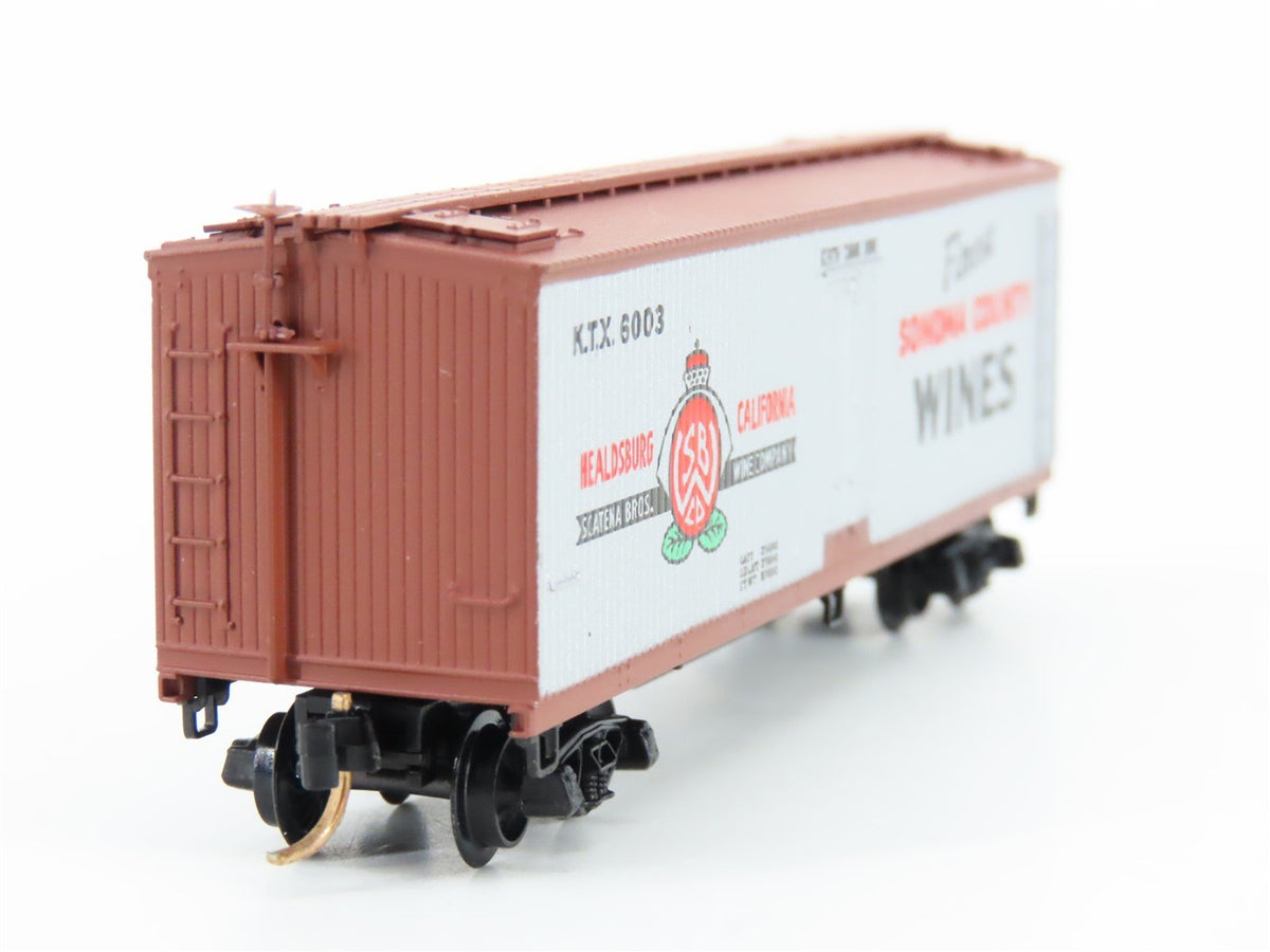 N Scale Kadee Micro-Trains MTL 49070 KTX Scatena Bros Wine 40&#39; Reefer #6003