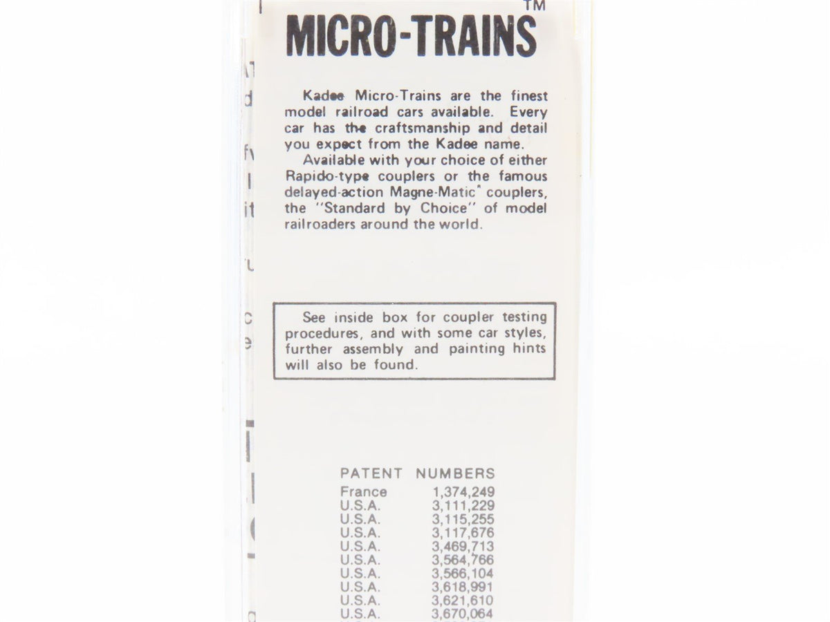 N Scale Kadee Micro-Trains MTL 49070 KTX Scatena Bros Wine 40&#39; Reefer #6003