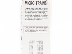 N Scale Kadee Micro-Trains MTL 49070 KTX Scatena Bros Wine 40' Reefer #6003