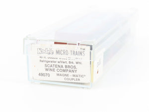N Scale Kadee Micro-Trains MTL 49070 KTX Scatena Bros Wine 40' Reefer #6003
