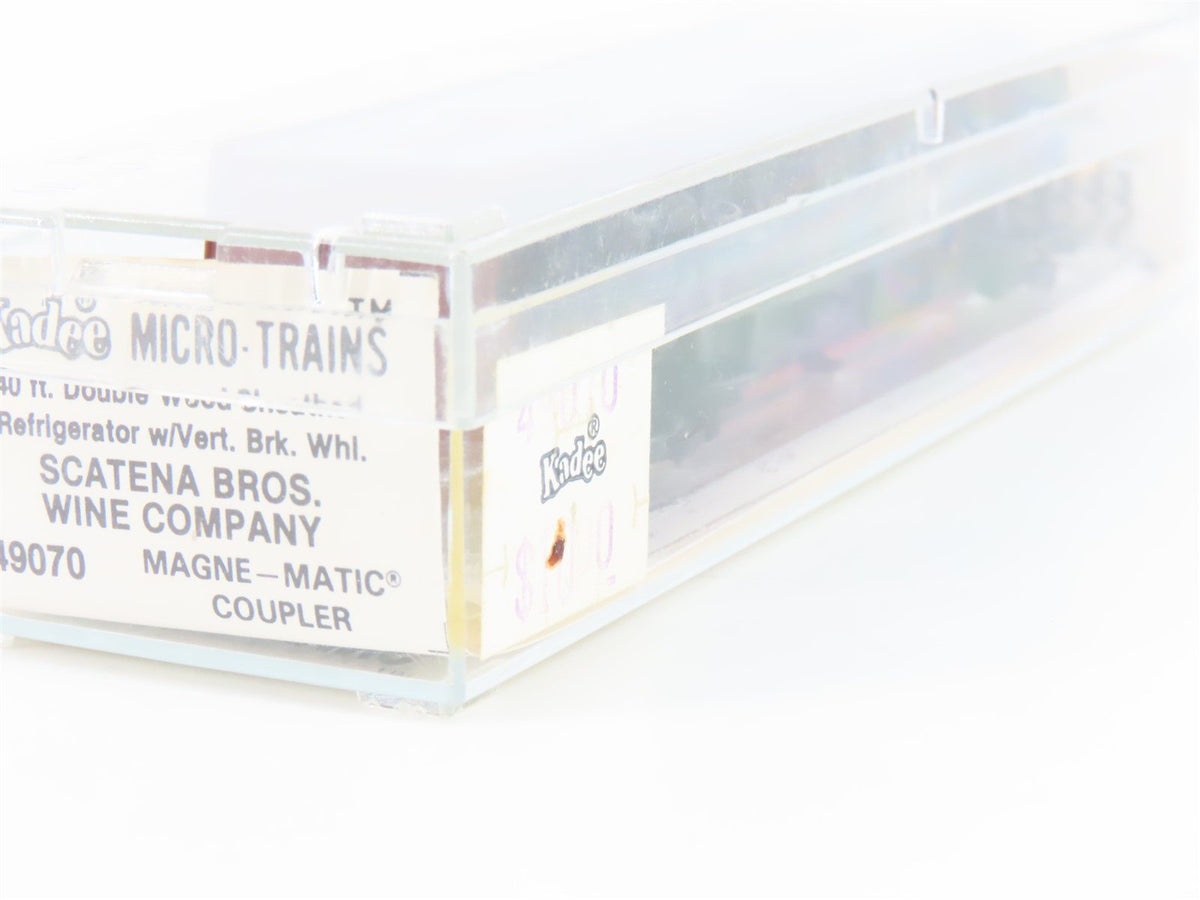 N Scale Kadee Micro-Trains MTL 49070 KTX Scatena Bros Wine 40&#39; Reefer #6003