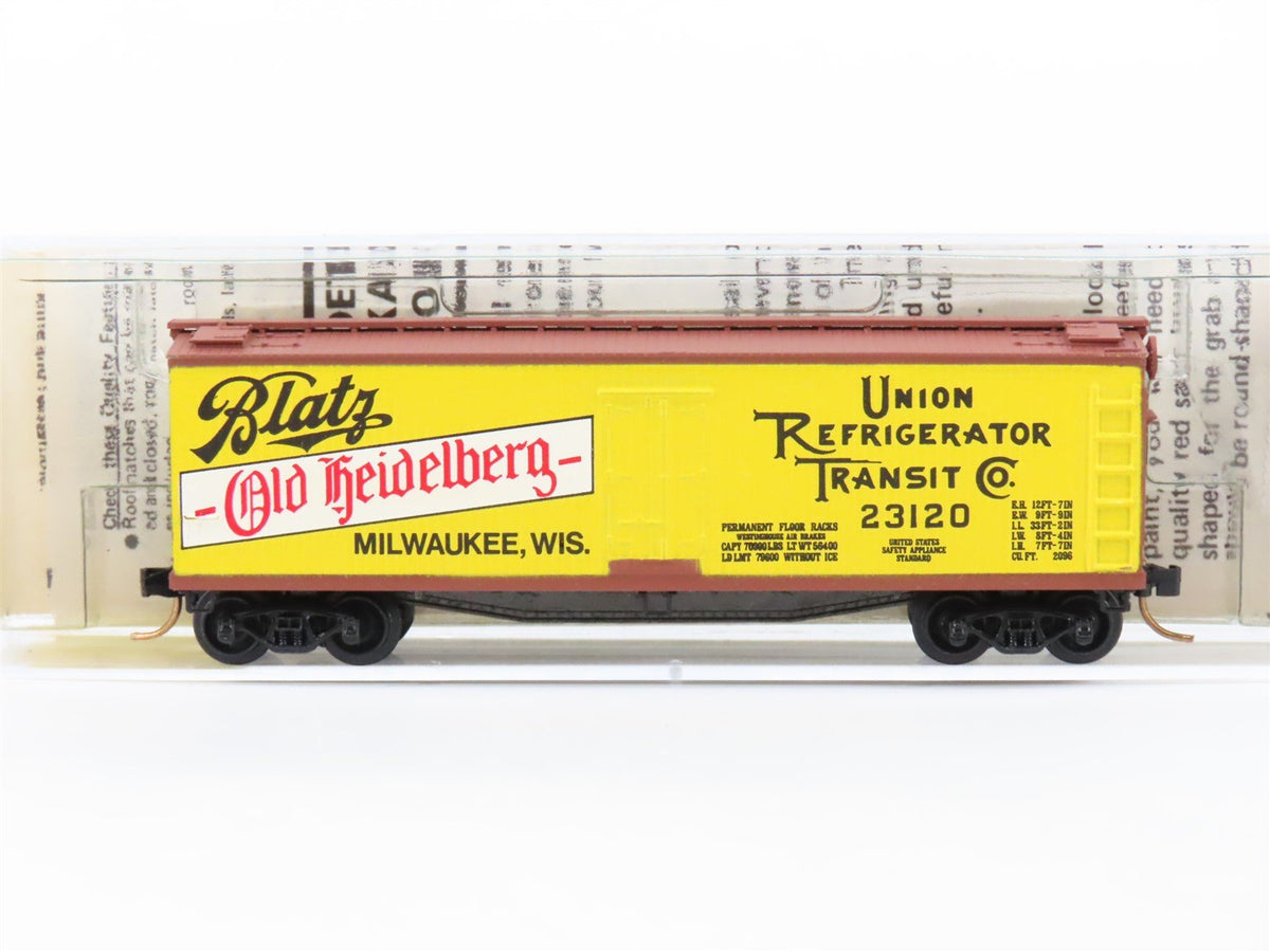 N Scale Kadee Micro-Trains MTL 47120 URTC Blatz Old Heidelberg 40&#39; Reefer #23120