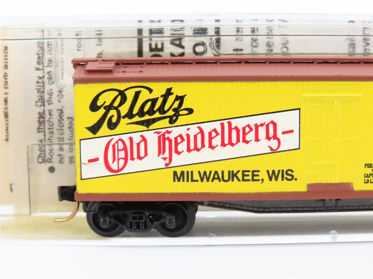 N Scale Kadee Micro-Trains MTL 47120 URTC Blatz Old Heidelberg 40&#39; Reefer #23120