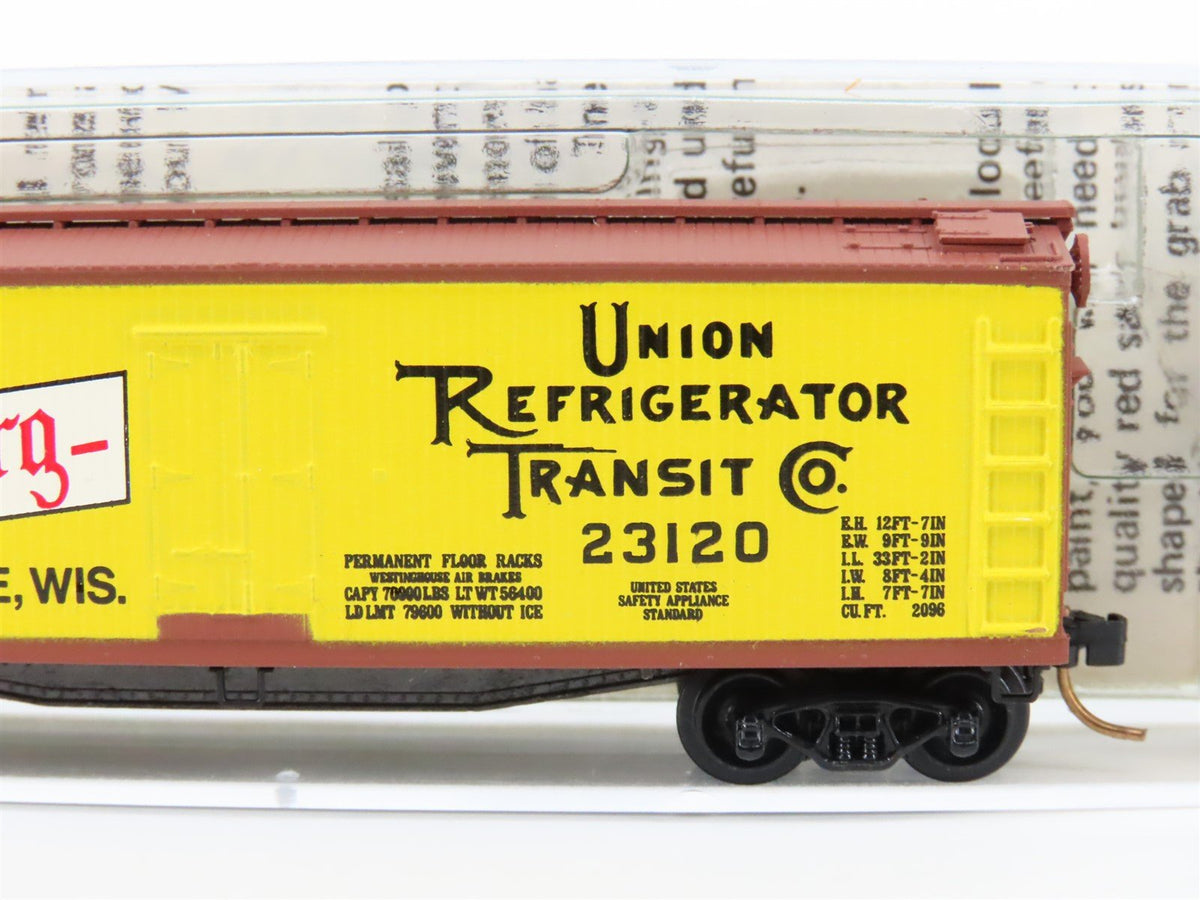 N Scale Kadee Micro-Trains MTL 47120 URTC Blatz Old Heidelberg 40&#39; Reefer #23120