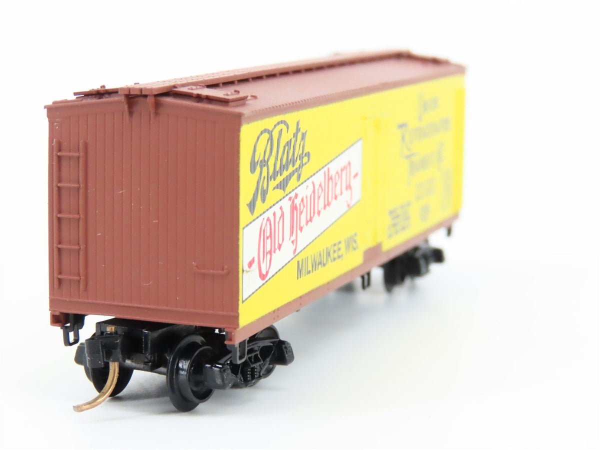 N Scale Kadee Micro-Trains MTL 47120 URTC Blatz Old Heidelberg 40&#39; Reefer #23120