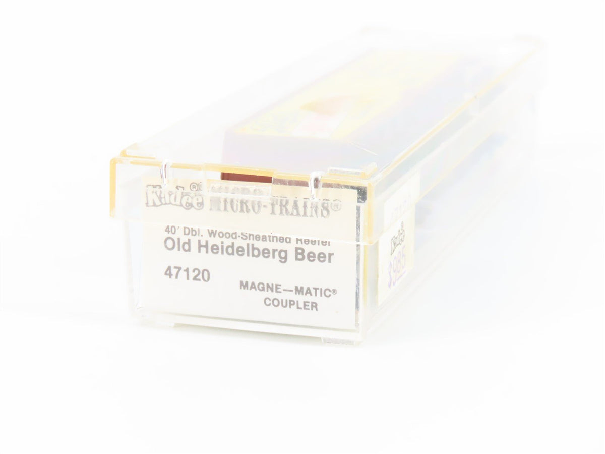 N Scale Kadee Micro-Trains MTL 47120 URTC Blatz Old Heidelberg 40&#39; Reefer #23120