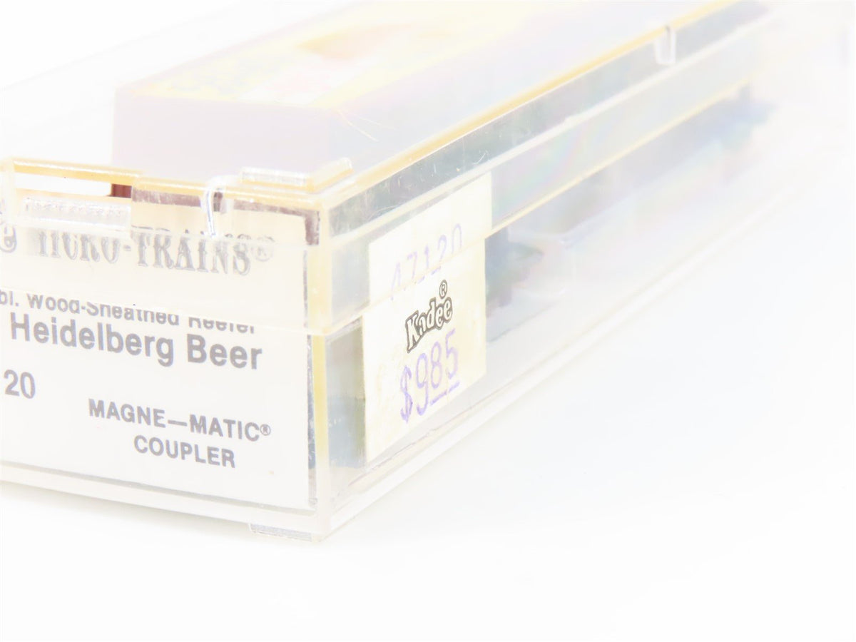 N Scale Kadee Micro-Trains MTL 47120 URTC Blatz Old Heidelberg 40&#39; Reefer #23120