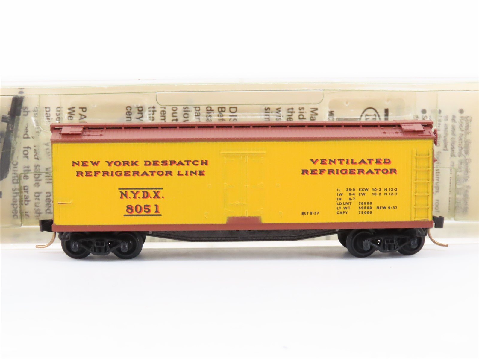 N Scale Kadee Micro-Trains MTL 47080 NYDX New York Despatch 40' Reefer #8051