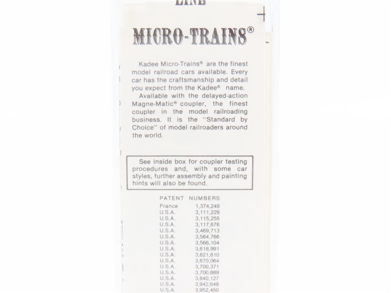 N Kadee Micro-Trains MTL 47060 SP UP PFE Pacific Fruit Express 40' Reefer #18955