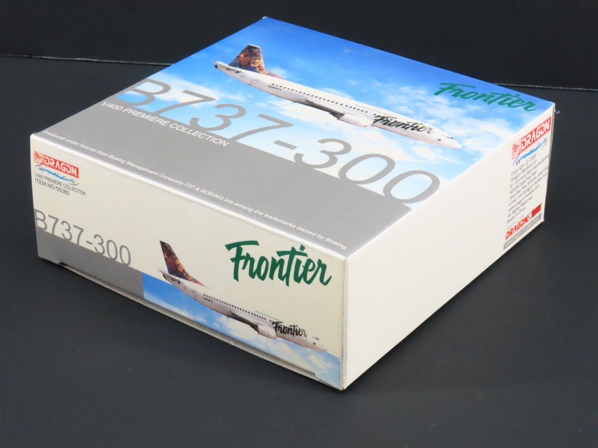 1:400 Dragon Wings 55385 Die-Cast Frontier &quot;Linx&quot; Boeing 737-300 Airliner