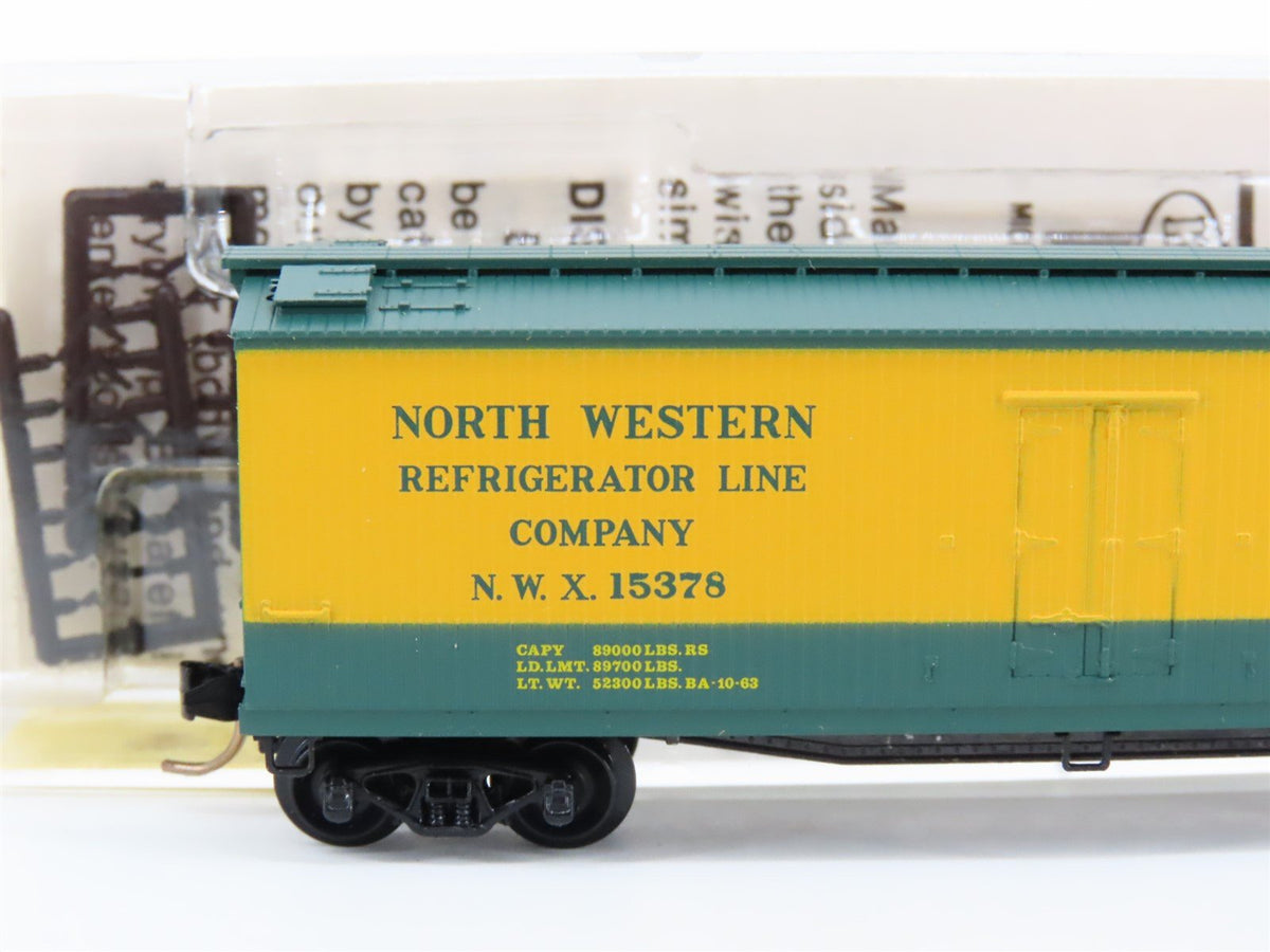 N Scale Kadee Micro-Trains MTL 49270 NWX North Western 40&#39; Wood Reefer #15378