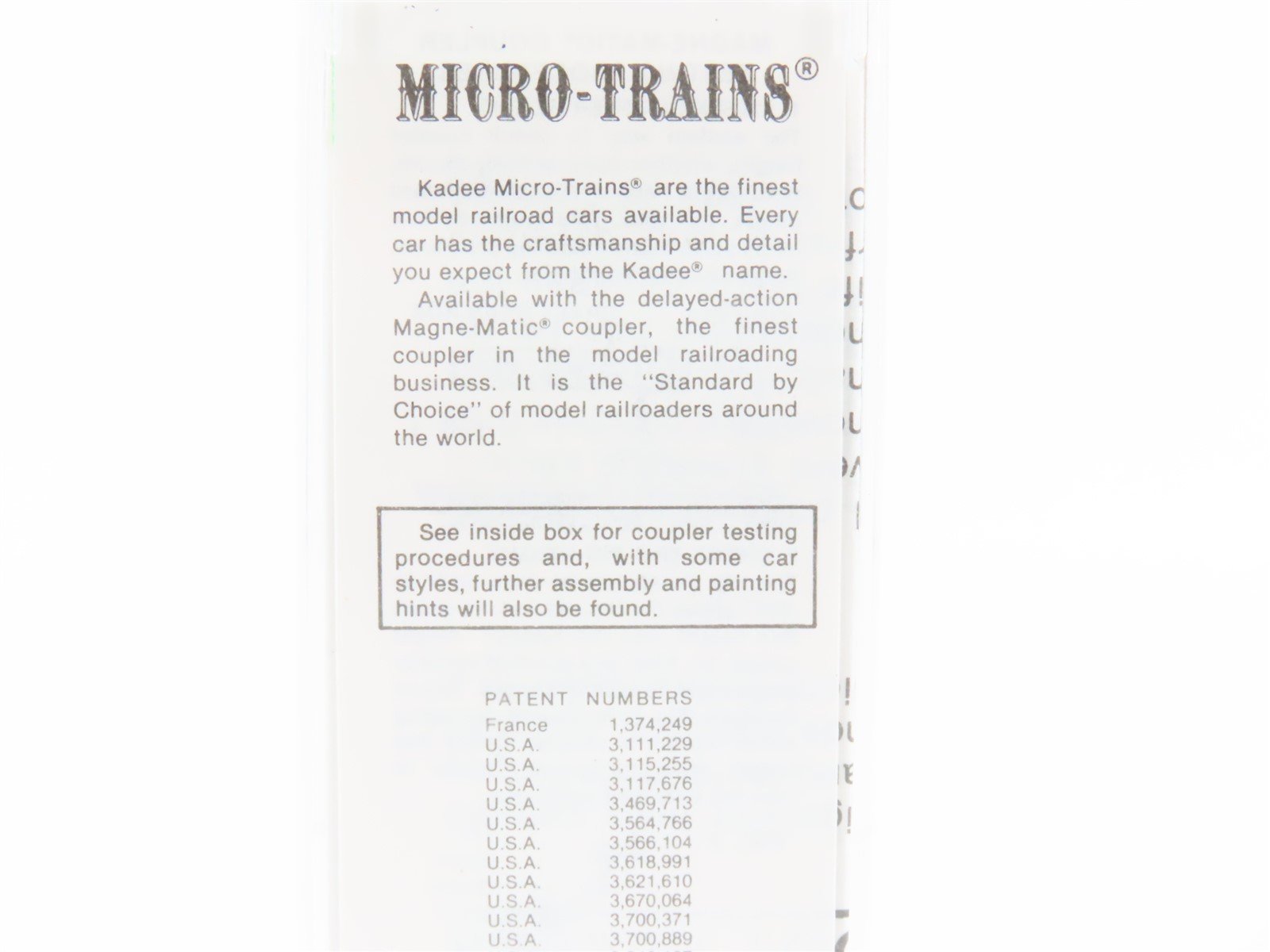 N Scale Kadee Micro-Trains MTL 49330 GSVX Gerber 40' Wood Reefer #1002