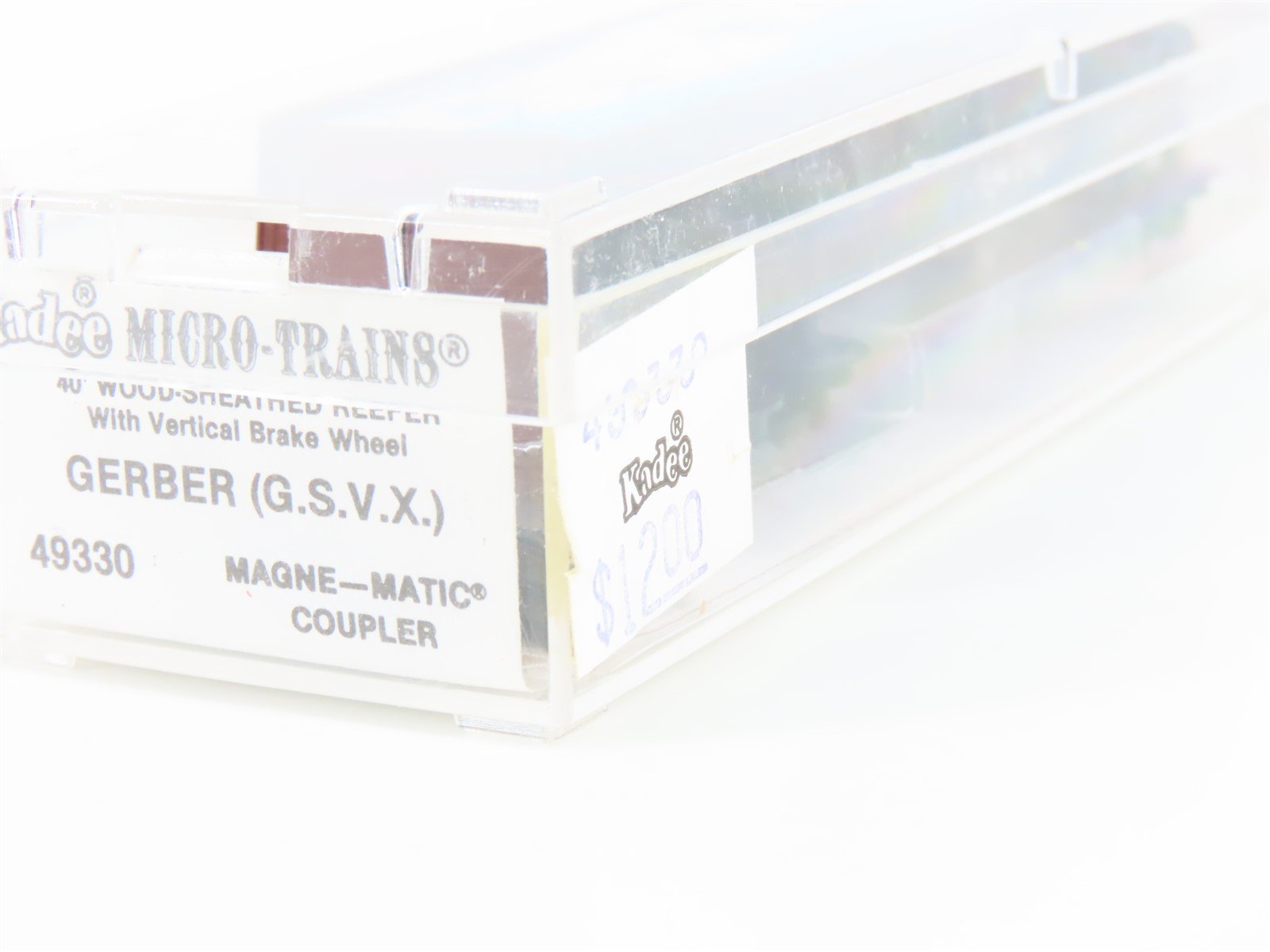 N Scale Kadee Micro-Trains MTL 49330 GSVX Gerber 40' Wood Reefer #1002