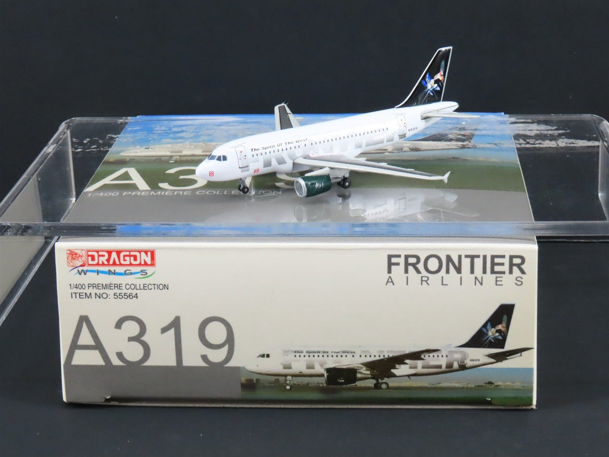 1:400 Dragon Wings 55564 Die-Cast Frontier Airlines Airbus A319 Airliner