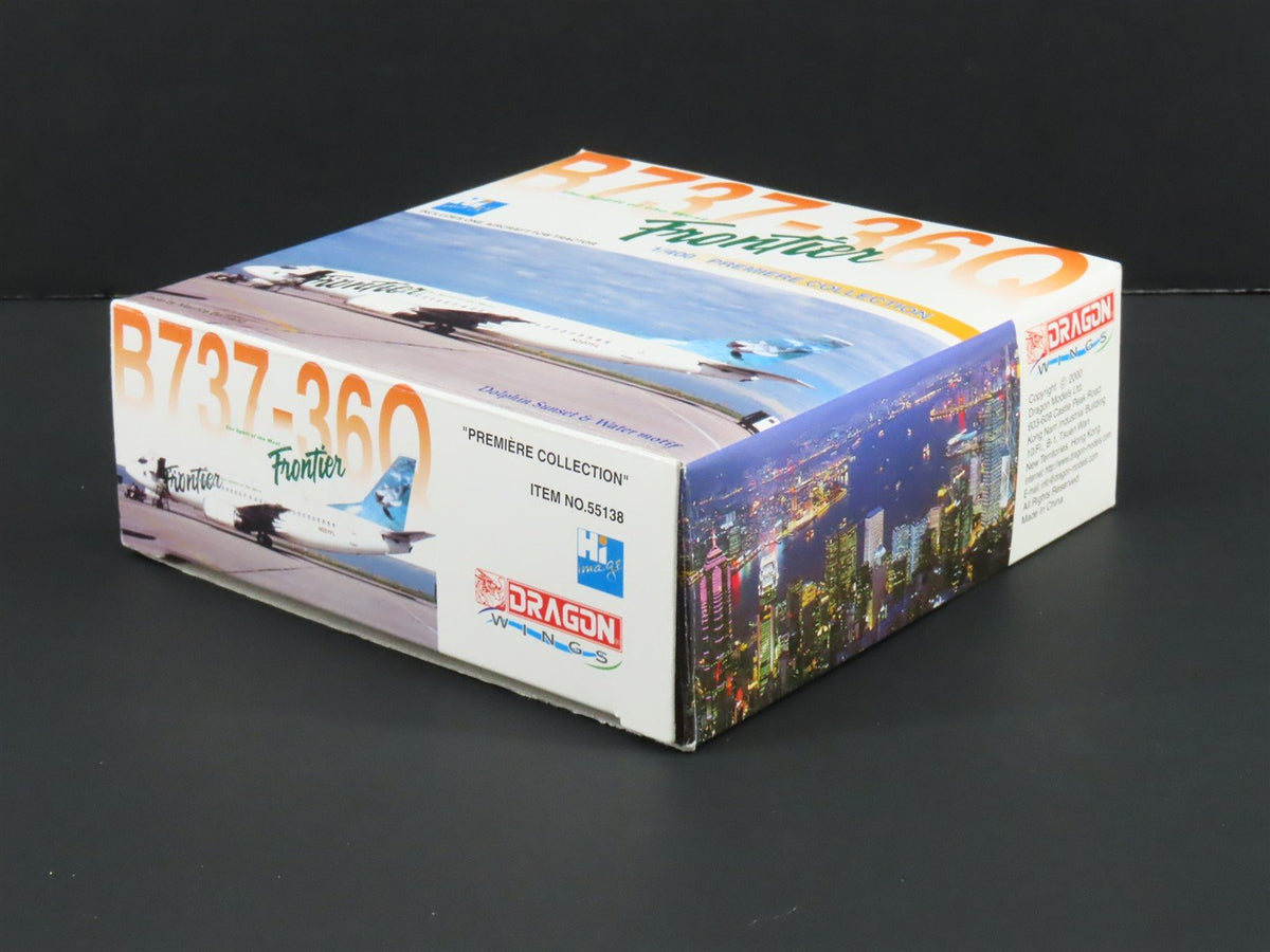 1:400 Dragon Wings Premiere 55138 Die-Cast Frontier Boeing 737-36Q Airliner