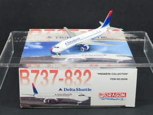 1:400 Dragon Wings Premiere 55246 Die-Cast Delta Shuttle Boeing 737-832 Airliner