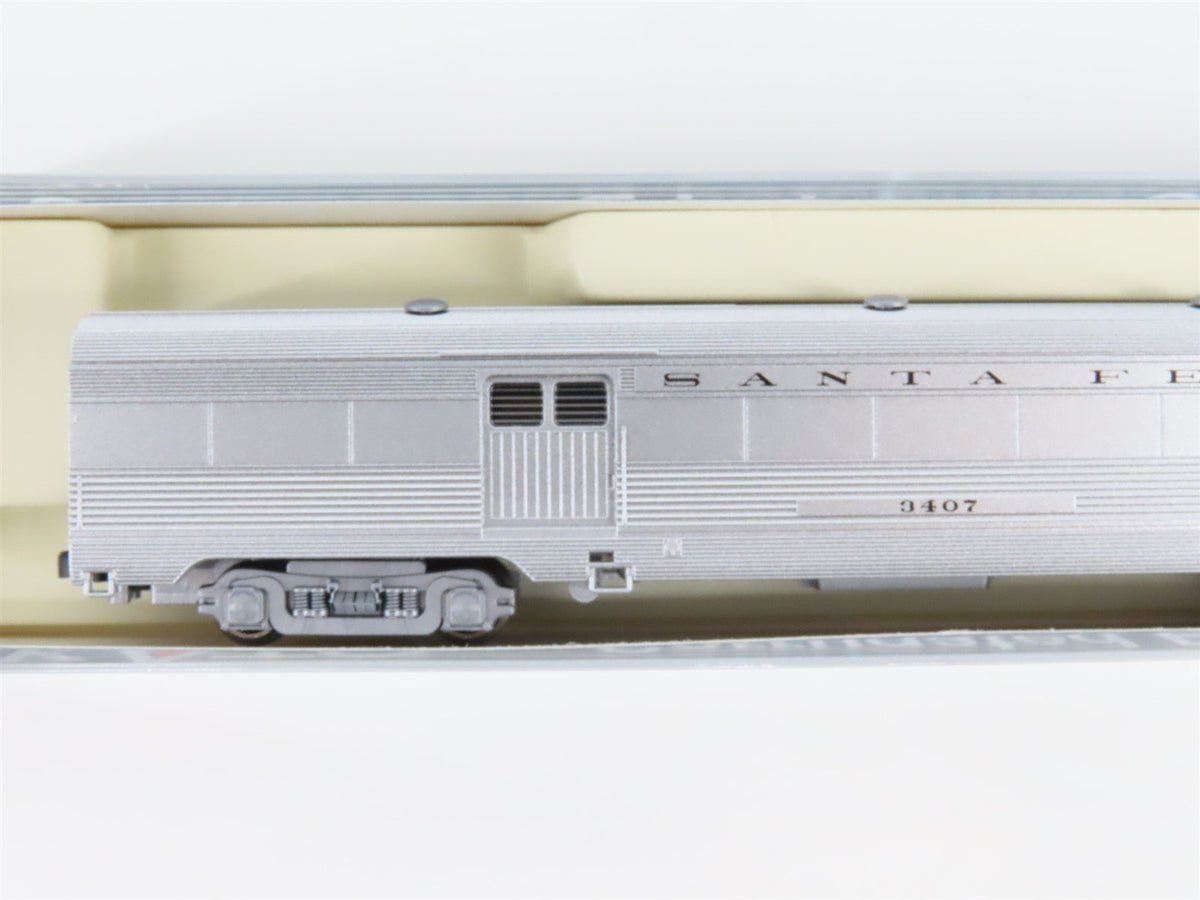 N KATO 106-1502 ATSF RPO, Diner, Slumbercoach &amp; Observation Passenger Set A