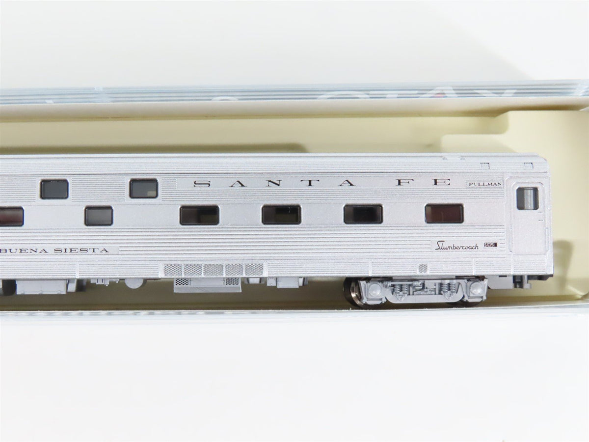 N KATO 106-1502 ATSF RPO, Diner, Slumbercoach &amp; Observation Passenger Set A
