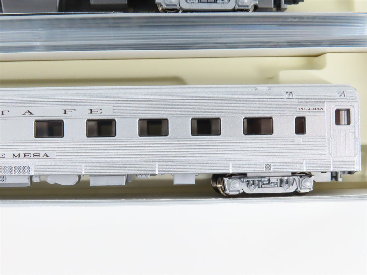N KATO 106-1603 ATSF Santa Fe Baggage, Coach, Dome &amp; Sleeper Passenger Set B