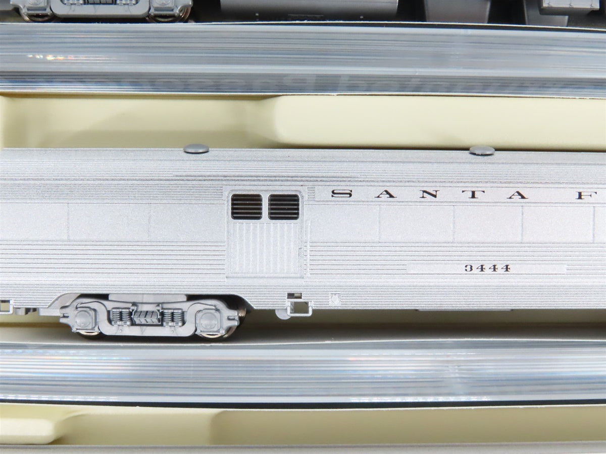 N KATO 106-1603 ATSF Santa Fe Baggage, Coach, Dome &amp; Sleeper Passenger Set B