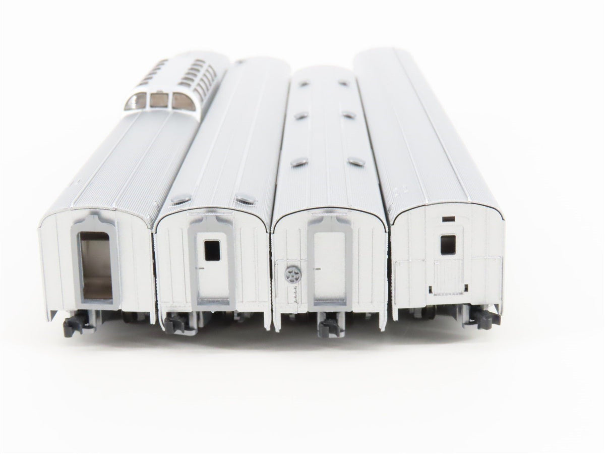 N KATO 106-1603 ATSF Santa Fe Baggage, Coach, Dome &amp; Sleeper Passenger Set B