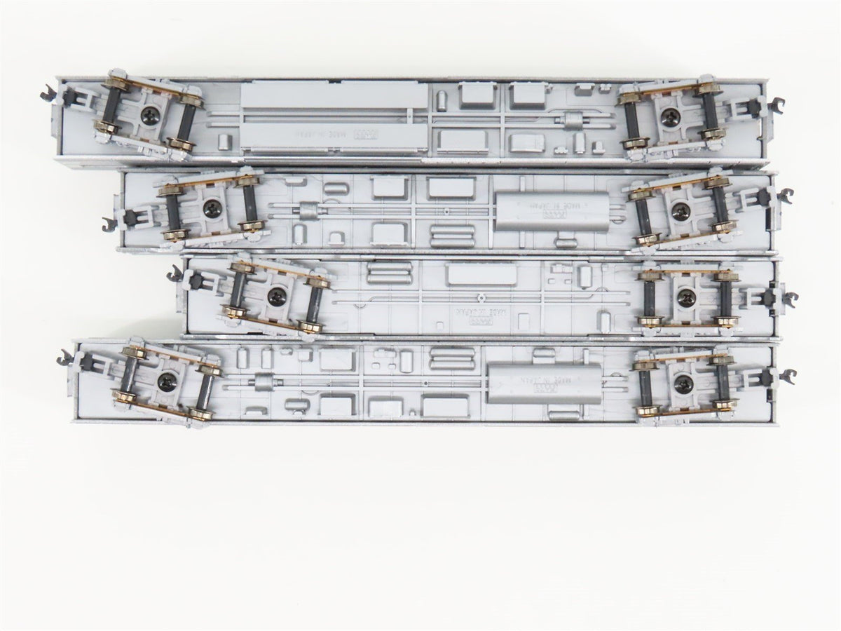 N KATO 106-1603 ATSF Santa Fe Baggage, Coach, Dome &amp; Sleeper Passenger Set B