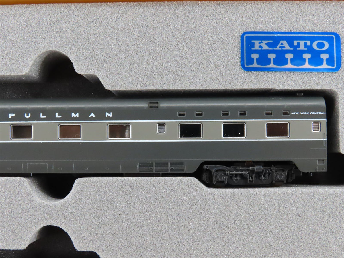N Scale KATO 106-023 NYC Railroad Coaches, Sleeper, &amp; Baggage Passenger Set of 4