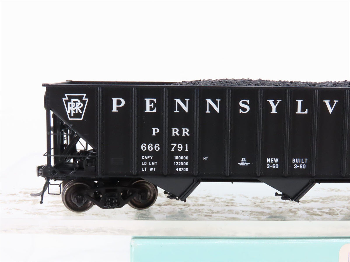 HO Scale Arrowhead ARR-1005-30 PRR Pennsylvania Railroad 3-Bay Hopper #666791