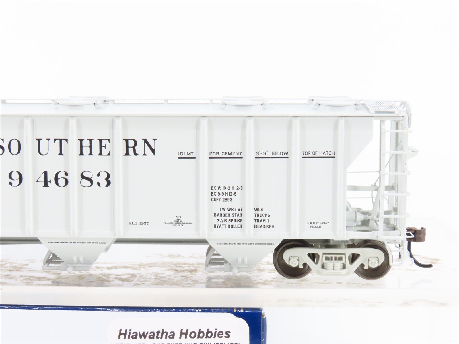 HO Scale Athearn Genesis ATHG73610 SOU Southern Railroad 3-Bay Hopper #94683