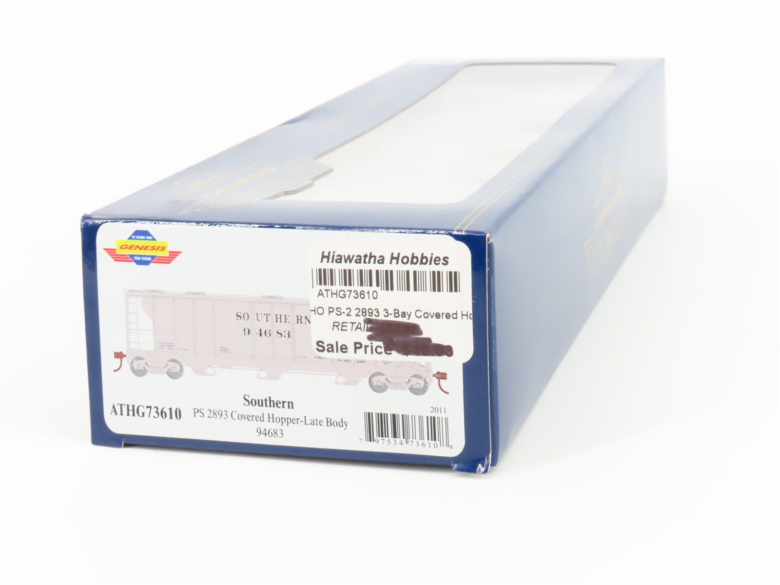 HO Scale Athearn Genesis ATHG73610 SOU Southern Railroad 3-Bay Hopper #94683