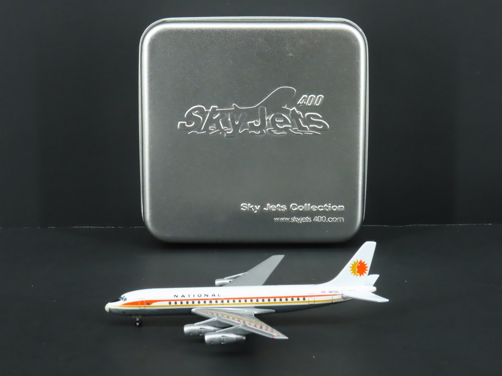 1:400 Sky Jets Die-Cast National Airlines "Sun King" MD DC8-51 Airliner