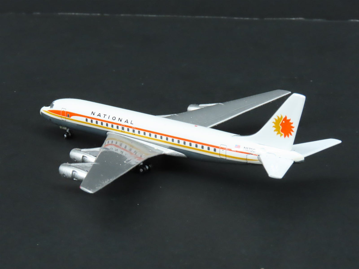 1:400 Sky Jets Die-Cast National Airlines &quot;Sun King&quot; MD DC8-51 Airliner