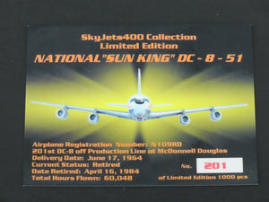 1:400 Sky Jets Die-Cast National Airlines 