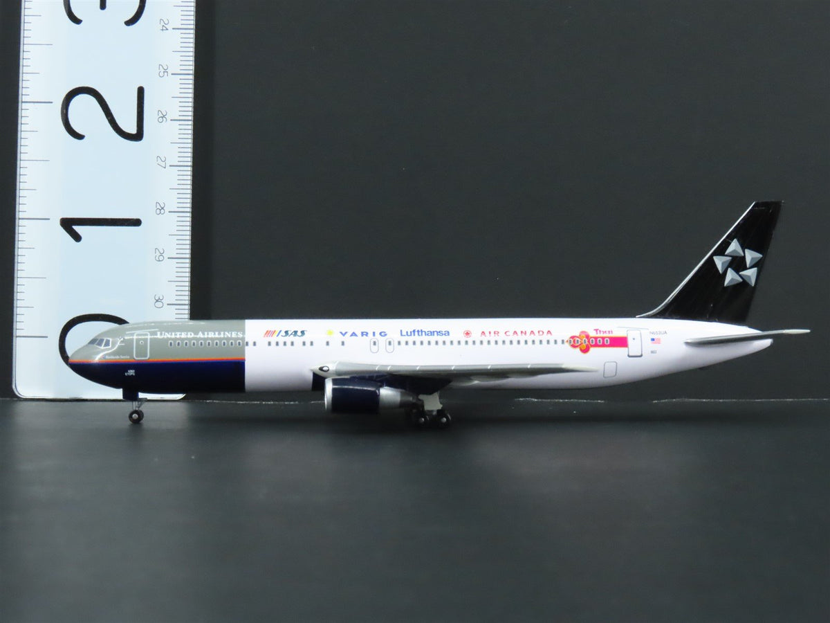 1:400 Dragon Wings Premiere 55436 Die-Cast United Airlines B767-322 Airliner